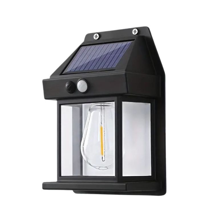 Aplique Pared Solar De Exterior Con Sensores De Movimiento