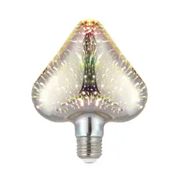 WANT - Ampolleta Led 3w 3d Rgb Diseño Corazon Decorativo Colores