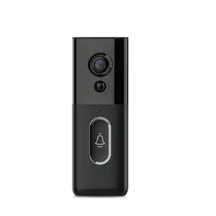 LYON COMERCIAL - Timbre con camara de Video Inalámbrica TUYA Wifi Negro