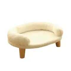 BE DESIGN - Cama Sofa Para Mascotas Blanca