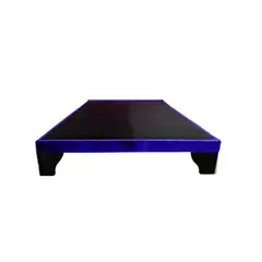 FLOBAL - Base de Cama 1,5 Plaza 105x190x35cm Azul