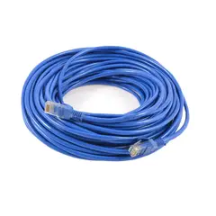 GENERICO - Cable De Red Para Internet 20 Metros Azul Rj45 Categoria 5e