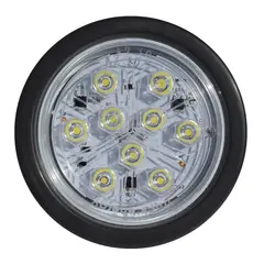 GOTEK - Foco Trasero Led Blanco 4 Pulgadas Bi-volts Rampla- Camión