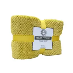 GENERICO - Frazada Manta Pop Corn 130x180cm