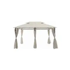 GENERICO - Pérgola Romana Con Cortinas 4x3/ NgHome