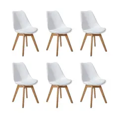 CORI CORI - Pack 6 Sillas Tulip Blanco