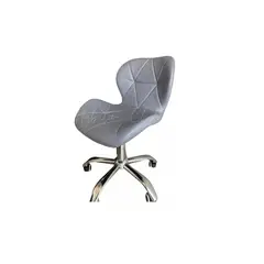 GENERICO - Silla De Escritorio Mariposa Giratoria Acolchada Gris