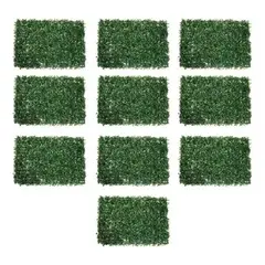 LISM - Pack 10 Unidades Pasto Palmeta Estilo Trébol Sintético 60x40 317001