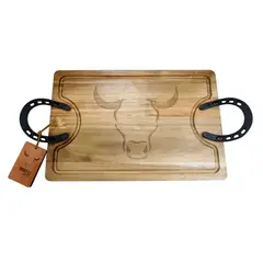 WAYU - Tabla Para Picar Mediana Diseño Herradura 45cm Asado