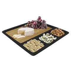 WAYU - Tabla Aperitivo Madera Ceramica Demontable M 25x11cm