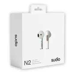 SUDIO - Audifonos Earphones N2 TWS White Premium Edition IPX
