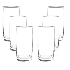 CRISTAR - Set 6 Vasos Altos Modelo Monterrey Transparentes de 445 ml