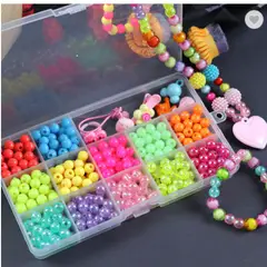 GENERICO - Set A Juego Didáctico Manualidad Collares Pulsera Bisutería