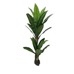 MOBII - Planta Artificial De 90 Cm Tipo Banano Decorativa