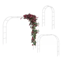 DEKANO - Metal Arco Jardín Plantas Globos Matrimonio Para Plantas