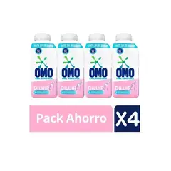 OMO - Detergente Líquido Hipoalergénico 500 Ml - Pack 4 Und