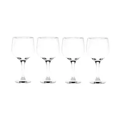 CRISTAR - Set 4 Copas Para Gin Tonic Cocktail Vidrio De 653mL Tragos