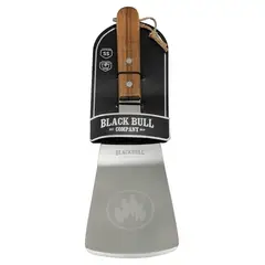 BLACK BULL - Espatula Rigida Acero Multiuso para Cocina Asados