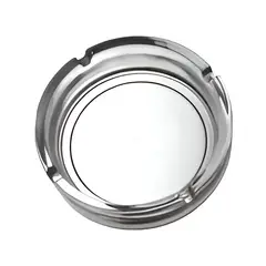 ALLEGRA - Cenicero Circular De Vidrio 11cm Diametro Cigarillo