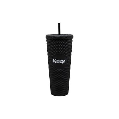 Keep Vaso Mug Tumbler 710Ml Bebidas Cafe + Bombilla Negro