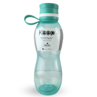 Keep Botella Value Bebidas Jugos 700Ml Silicona Turquesa