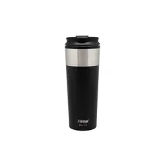 KEEP TITANIO - Mug Térmico Metálico 450 Ml Negro