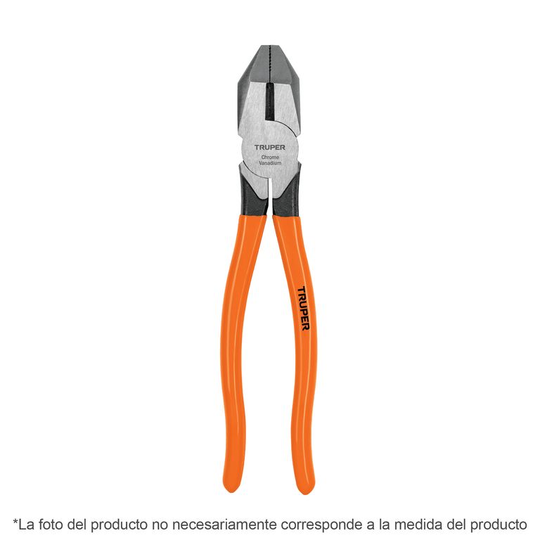 Alicate Electricista 7 PuLG. Uso Rudo, Mango Pvc