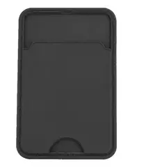 GENERICO - Billetera Tarjetero Adhesivo Para iPhone Y Android Color Negro Liso