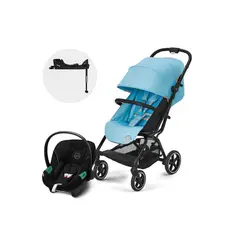 CYBEX - Coche Travel System Eezy S Plus v3 BLK BB+Aton S2+Base
