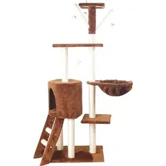 ACTUAL - Rascador Para Gatos Terciopelo Con Hamaca.
