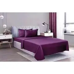 BJ HOGAR - SABANA POLAR COLOR MORADO KING