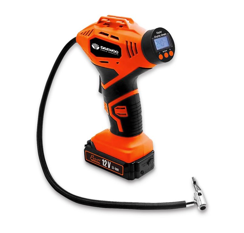 Inflador Compresor Aire Auto Inalámbrico Dwci155 12v