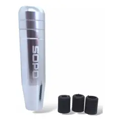 GENERICO - Pomo Palanca De Cambio Adaptadores Universales gris 13cm