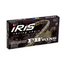 IRIS - Cadena reforzada Moto 525 X 120 con X-ring Dorada
