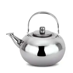 GENERICO - Hervidor de Té con Infusor Acero Base Plana 18cm Cocina