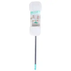 GENERICO - Mopa Trapeador Blanco Microfibra 46Cm Con Mango 130Cm