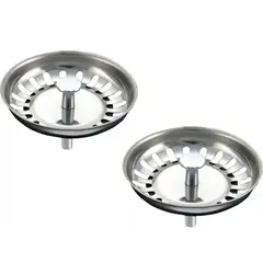 KUANGYE - Tapon Metalico Colador Lavaplatos Fregadero 2 Pzs