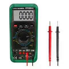 GENERICO - Multitester Multimetro Amperimetro Dy2201c Automotriz