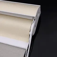 HOME DESIGN - Cortina Roller Doble-Beige 100x240 Black-out
