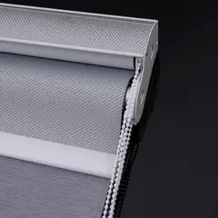 HOME DESIGN - Cortina Roller Doble-gris Black-out 180X240