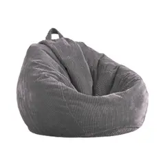 AUCKLAND OUTDOOR - Puff Pera Cotele 90X110 Cm Gris