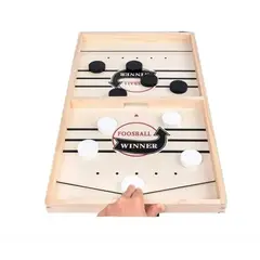 GENERICO - Juego De Mesa Futbol Hockey Sling Puck Juego Familiar