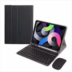 SHARGE - Teclado y Ratón Bluetooth para iPad Air 3 10.5inch Negro Español.