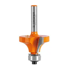 TRUPER - Fresa Para Router Redondeado 1-14 Con Balero