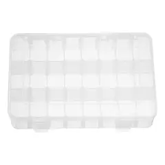 ESHOPANGIE - Organizador De Plástico Transparente Con 24 Compartimientos