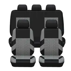 EVERSO - Funda Universal Cubre Asiento Automóvil 9 Piezas Coche Gris