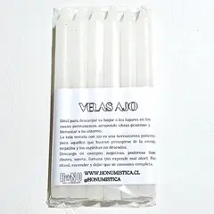 GENERICO - Pack 6 velas de ajo