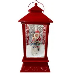 GENERICO - Pequeño Faro Que Nieva Con Iluminación Y Música De Navidad