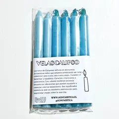 GENERICO - Pack 6 velas color calipso