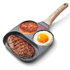 GENERICO - Sartén para desayunos multifuncional 3 en 1